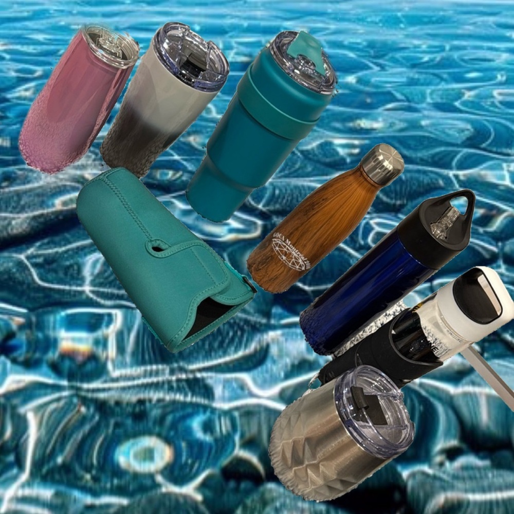 SEVEN NEW DRINK BOTTLES - ONE SMALL PRICE FOR ALL - WHAT A DEAL